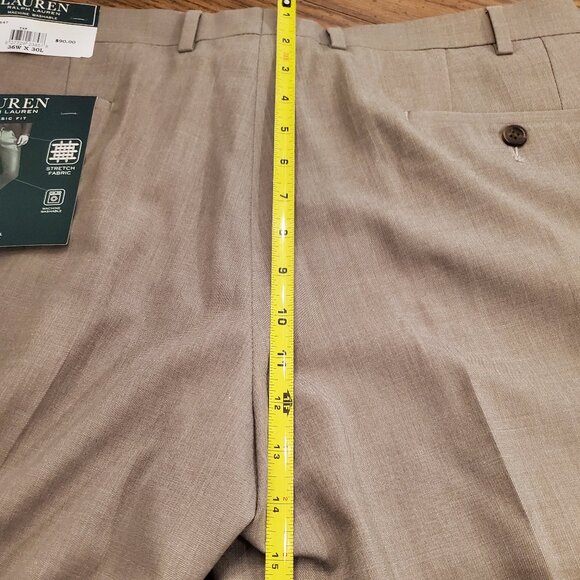 BNWT Lauren Ralph Lauren Ultraflex Men's Dress pants- 36x30 - Picture 5 of 7